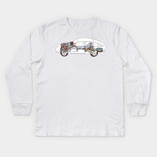 Alfa Romeo Alfetta GTV Kids Long Sleeve T-Shirt